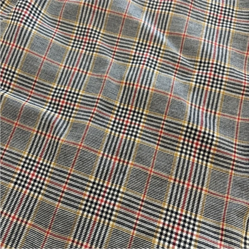 Vintage J. Crew casual Button down shirt Men’s Large Plaid Wool/Cotton W/ Pocket